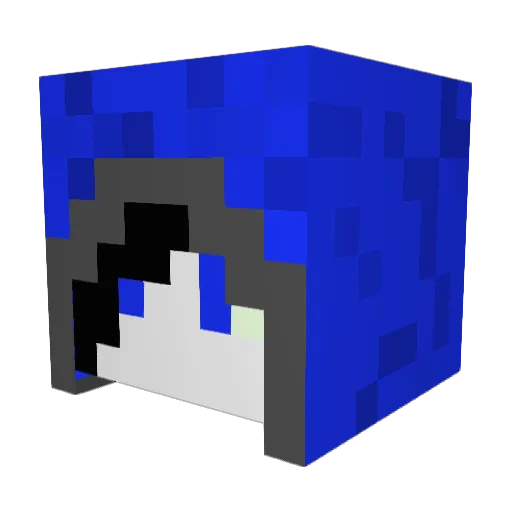 ServicePlus Minecraft avatar head, 3D render