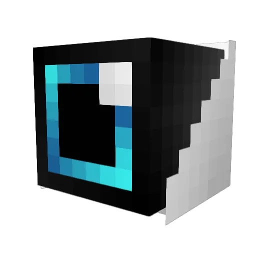 Servitrusa Minecraft avatar head, 3D render