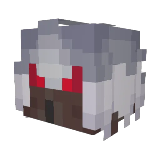 ServusMalum Minecraft avatar head, 3D render