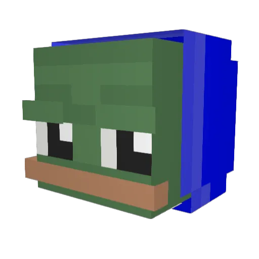 Serzh2048 Minecraft avatar head, 3D render