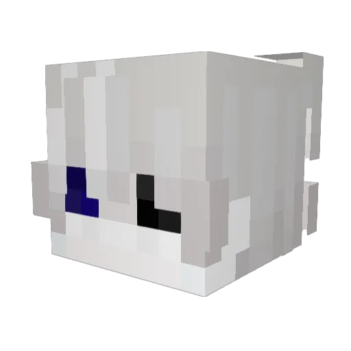 SesameOfLuck Minecraft avatar head, 3D render