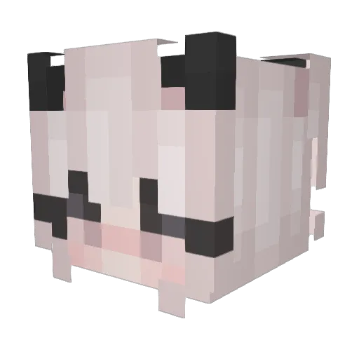 Sesame_Elmo Minecraft avatar head, 3D render