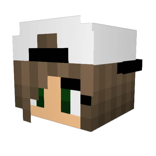 Sese003 Minecraft avatar head, 3D render