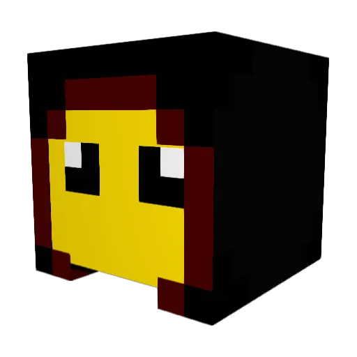Seseon7 Minecraft avatar head, 3D render