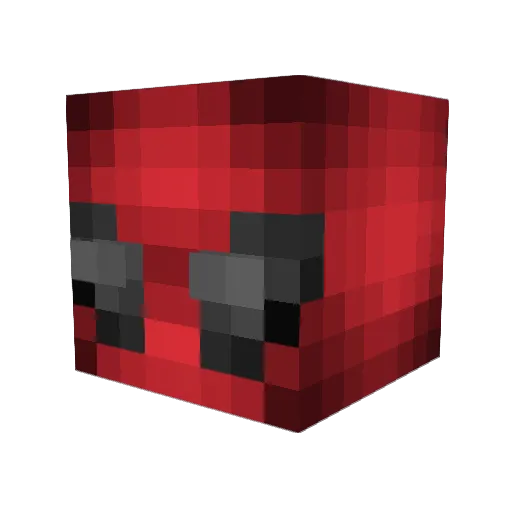 Seseuko Minecraft avatar head, 3D render