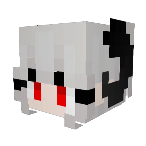 Sesheyan Minecraft avatar head, 3D render
