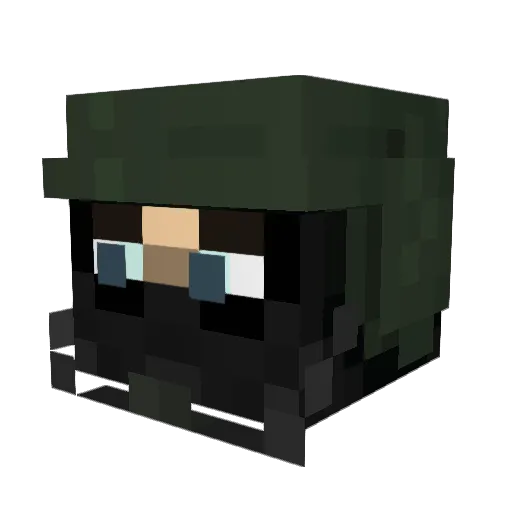 SeshimoTaisa Minecraft avatar head, 3D render