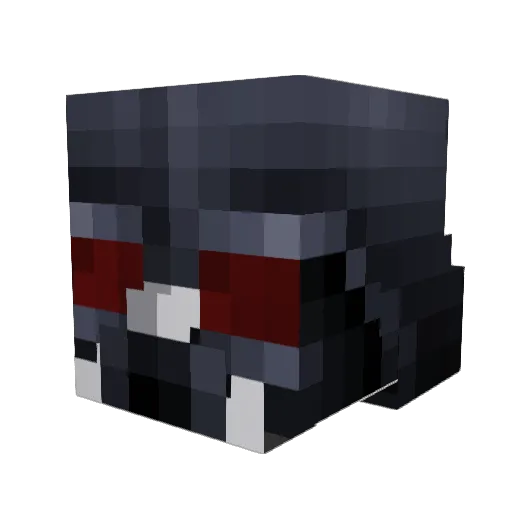 Sesimo Minecraft avatar head, 3D render
