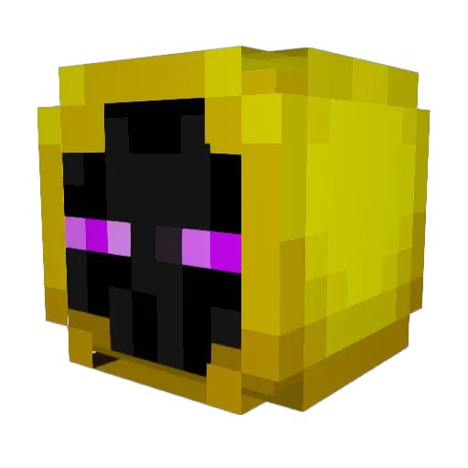 Sespaci Minecraft avatar head, 3D render