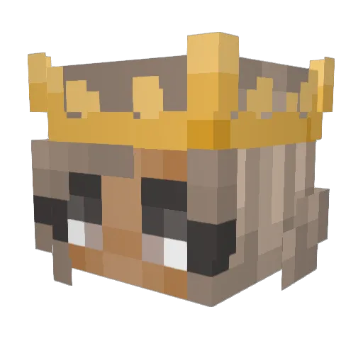 Sessannn Minecraft avatar head, 3D render