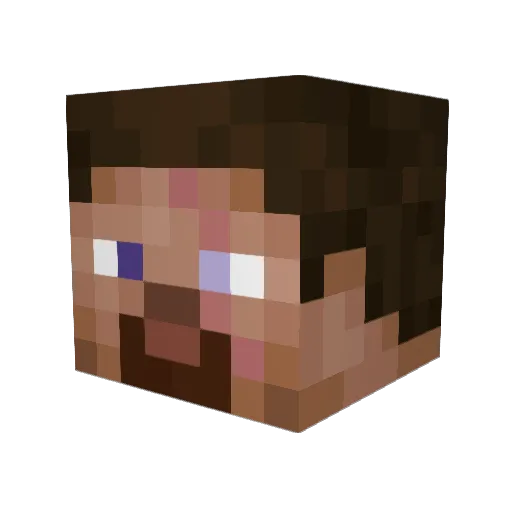 Seth180 Minecraft avatar head, 3D render