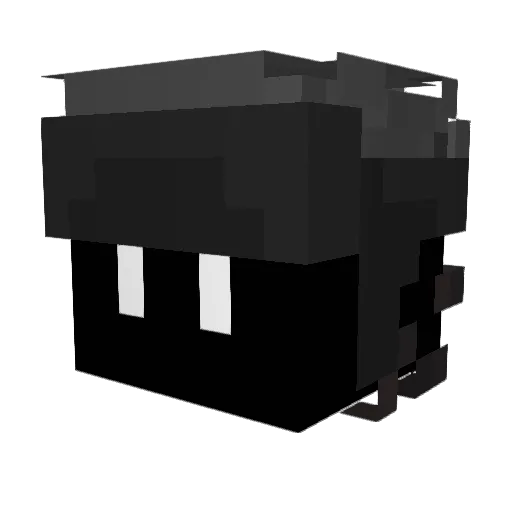 SethI20 Minecraft avatar head, 3D render