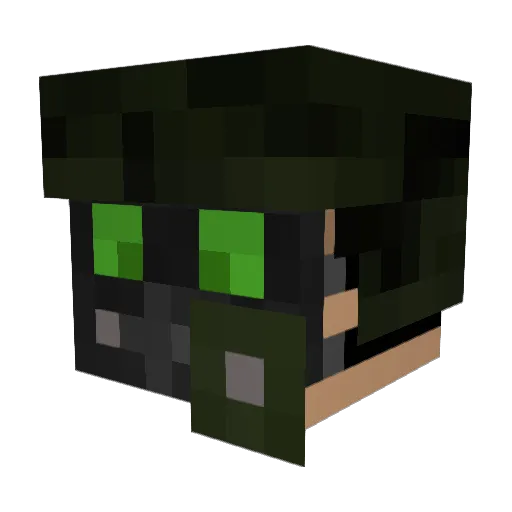 SethJP Minecraft avatar head, 3D render
