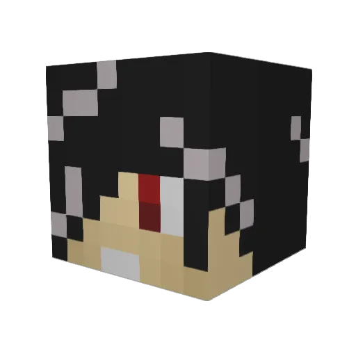 SethSadik Minecraft avatar head, 3D render