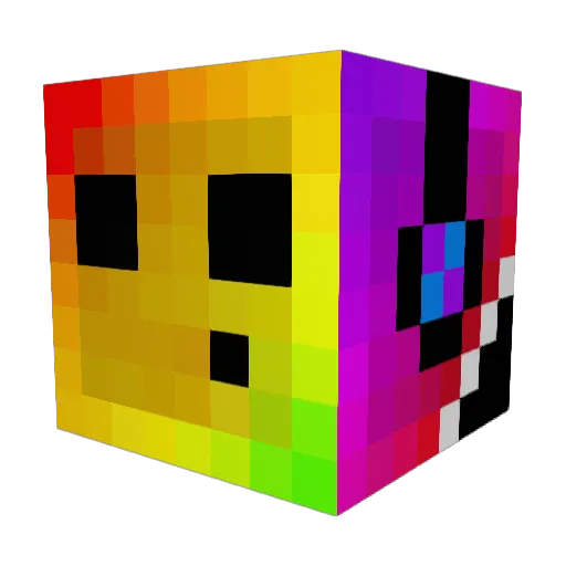 SethWas Minecraft avatar head, 3D render