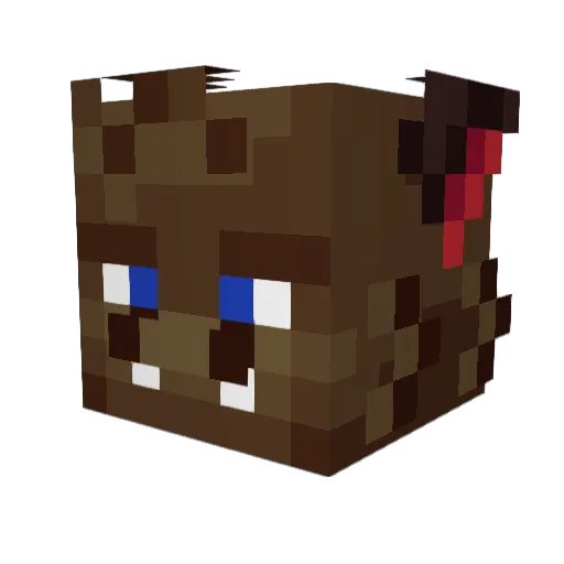 Seth_Reed Minecraft avatar head, 3D render