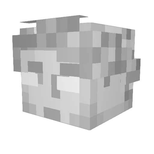 Seth_Startix Minecraft avatar head, 3D render