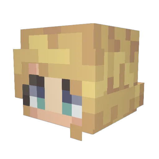 Setheroth Minecraft avatar head, 3D render