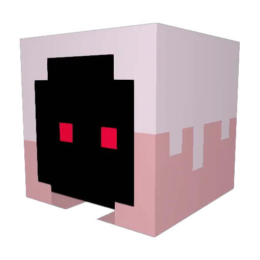 SethieWethie Minecraft avatar head, 3D render