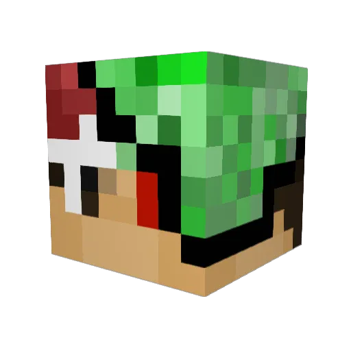 Sethro711 Minecraft avatar head, 3D render