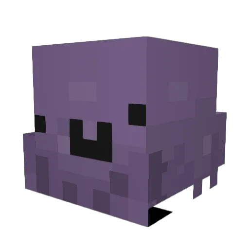 Sethry Minecraft avatar head, 3D render