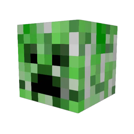 SethsGaming Minecraft avatar head, 3D render