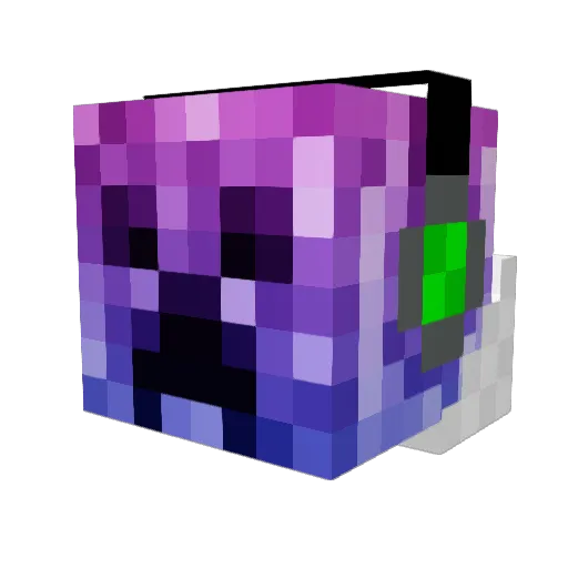 Sethsaunders Minecraft avatar head, 3D render