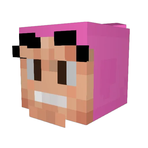 Sethsees4ever Minecraft avatar head, 3D render
