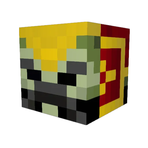 SethyJon Minecraft avatar head, 3D render