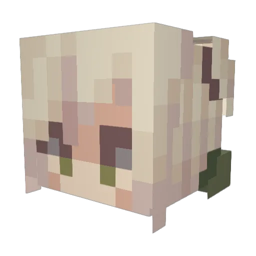 Setka_1228 Minecraft avatar head, 3D render