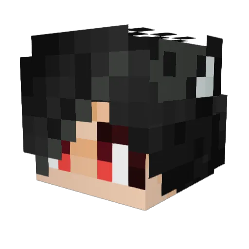 SetoVT Minecraft avatar head, 3D render