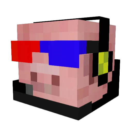 Setrykk Minecraft avatar head, 3D render