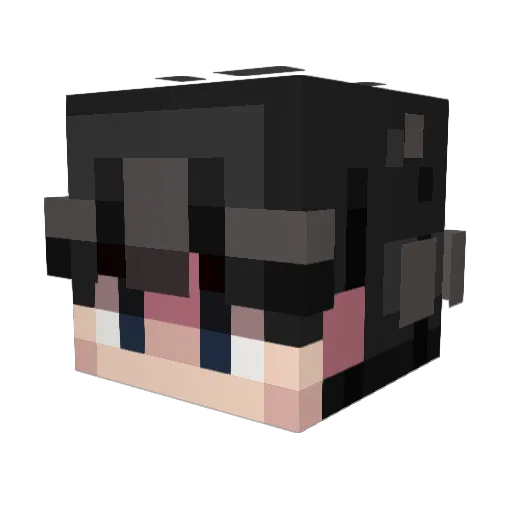 SettonV3 Minecraft avatar head, 3D render