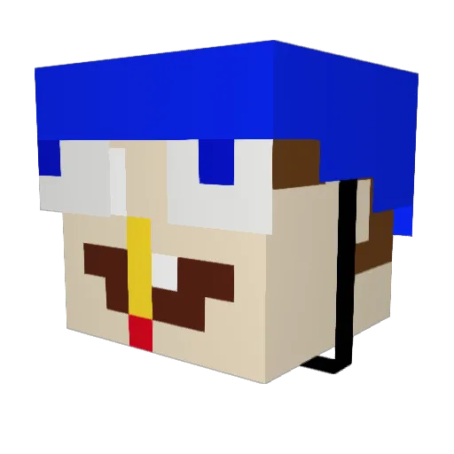 SettyJay Minecraft avatar head, 3D render