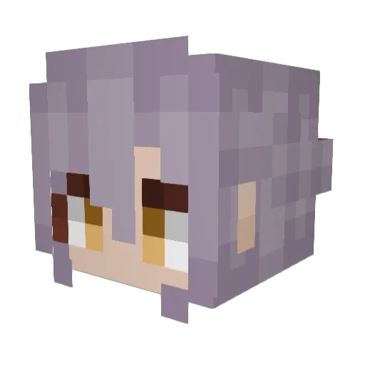 SetyDreams Minecraft avatar head, 3D render