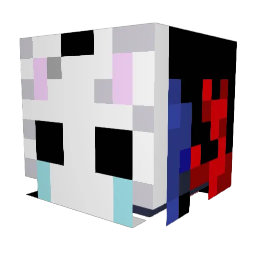 SeuRudigo Minecraft avatar head, 3D render