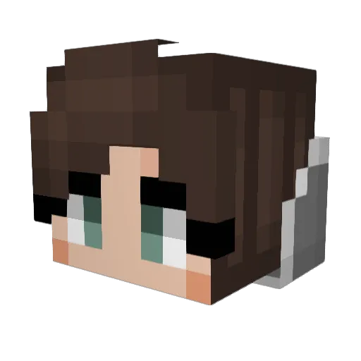 SeungHan__ Minecraft avatar head, 3D render