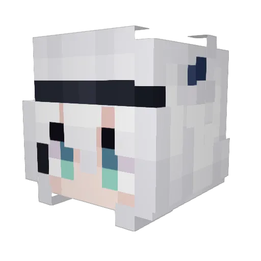 SeungJae3091 Minecraft avatar head, 3D render