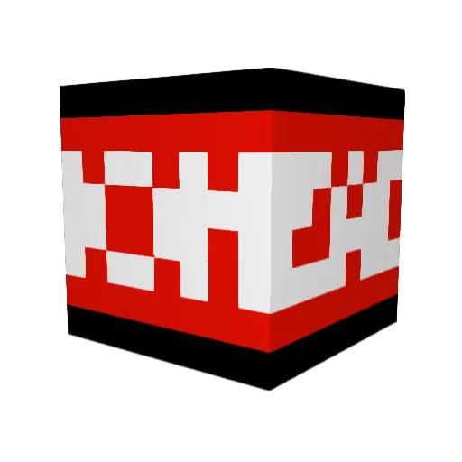 Sev1m Minecraft avatar head, 3D render
