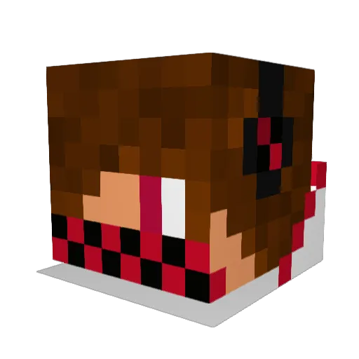 Sev4ik_YT Minecraft avatar head, 3D render
