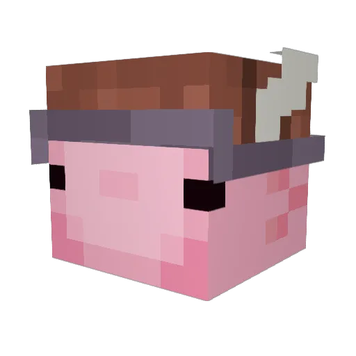 SevTrixSC Minecraft avatar head, 3D render
