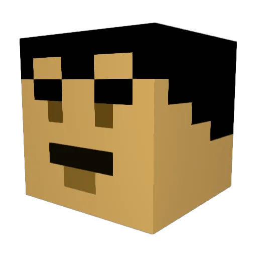 Sevalod Minecraft avatar head, 3D render