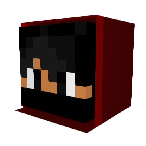 Sevans127 Minecraft avatar head, 3D render