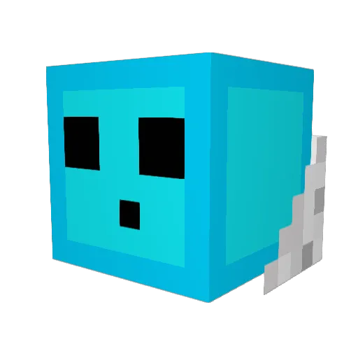 Sevarria Minecraft avatar head, 3D render
