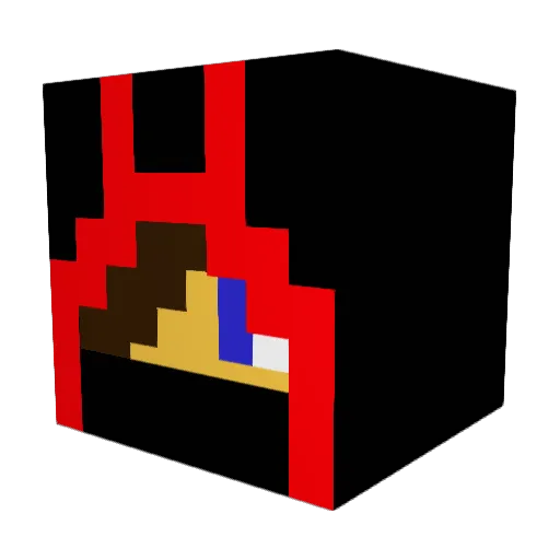 Seven0fFive Minecraft avatar head, 3D render