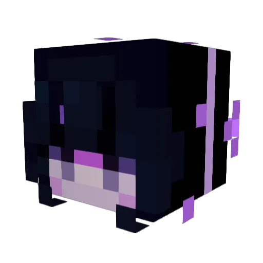 Seven771 Minecraft avatar head, 3D render