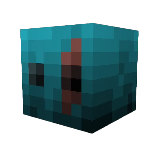 SevenBurrito336 Minecraft avatar head, 3D render