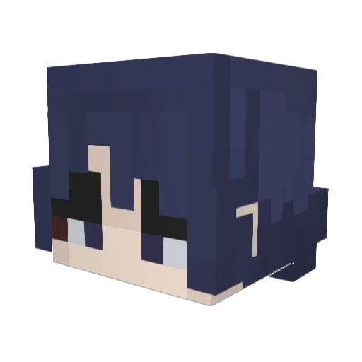 SevenEleven24 Minecraft avatar head, 3D render