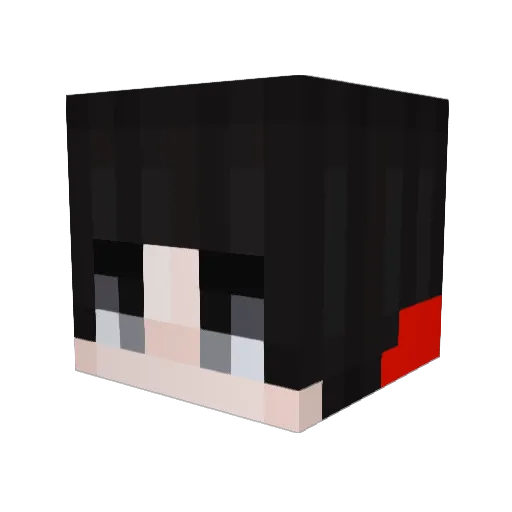 SevenFactor Minecraft avatar head, 3D render