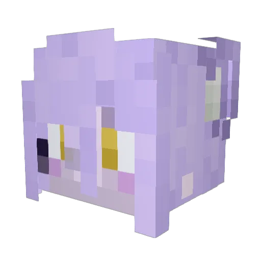 SevenFalcons Minecraft avatar head, 3D render